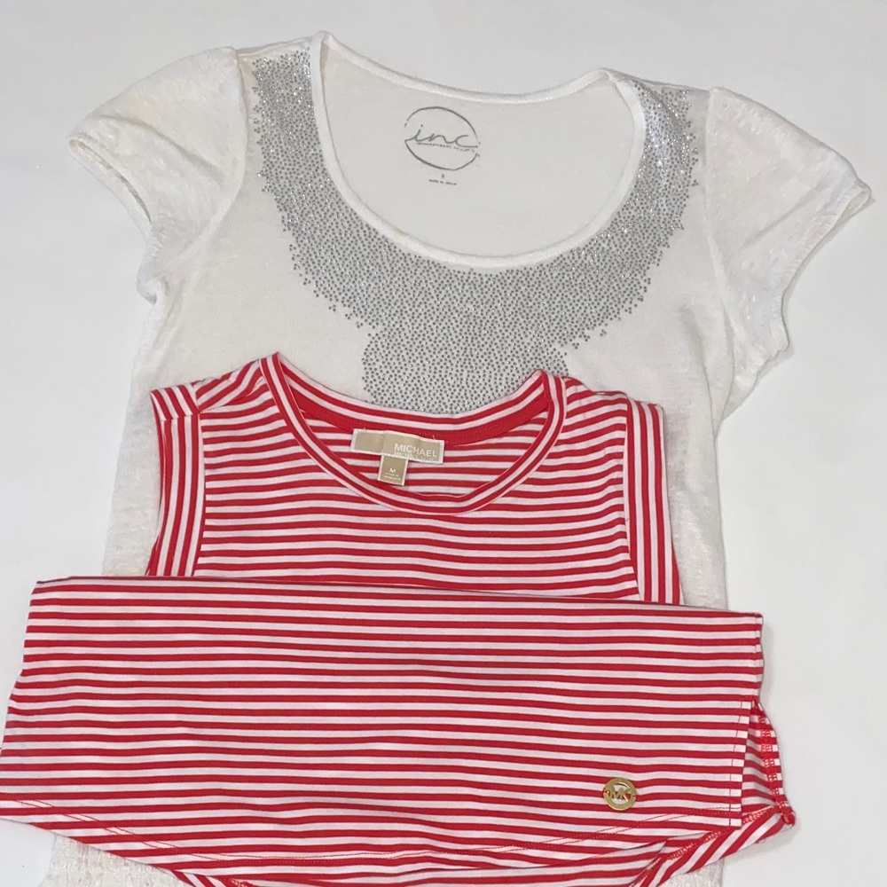 Bundle Michael Kors and INC Tee Shirts